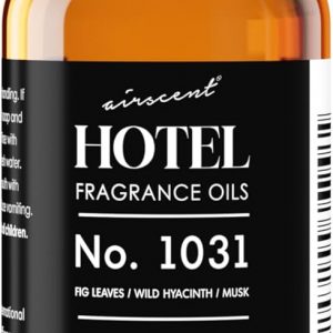 AirScent Hotel Diffuser Oil No. 1031 - Rose Petals Spiced Vanilla Amber - Hotel Scent Dupe -Premium Fragrance Oil for Ultrasonic and Waterless Diffusers and Crafting - 10 mL, 0.34 fl oz Glass Bottle