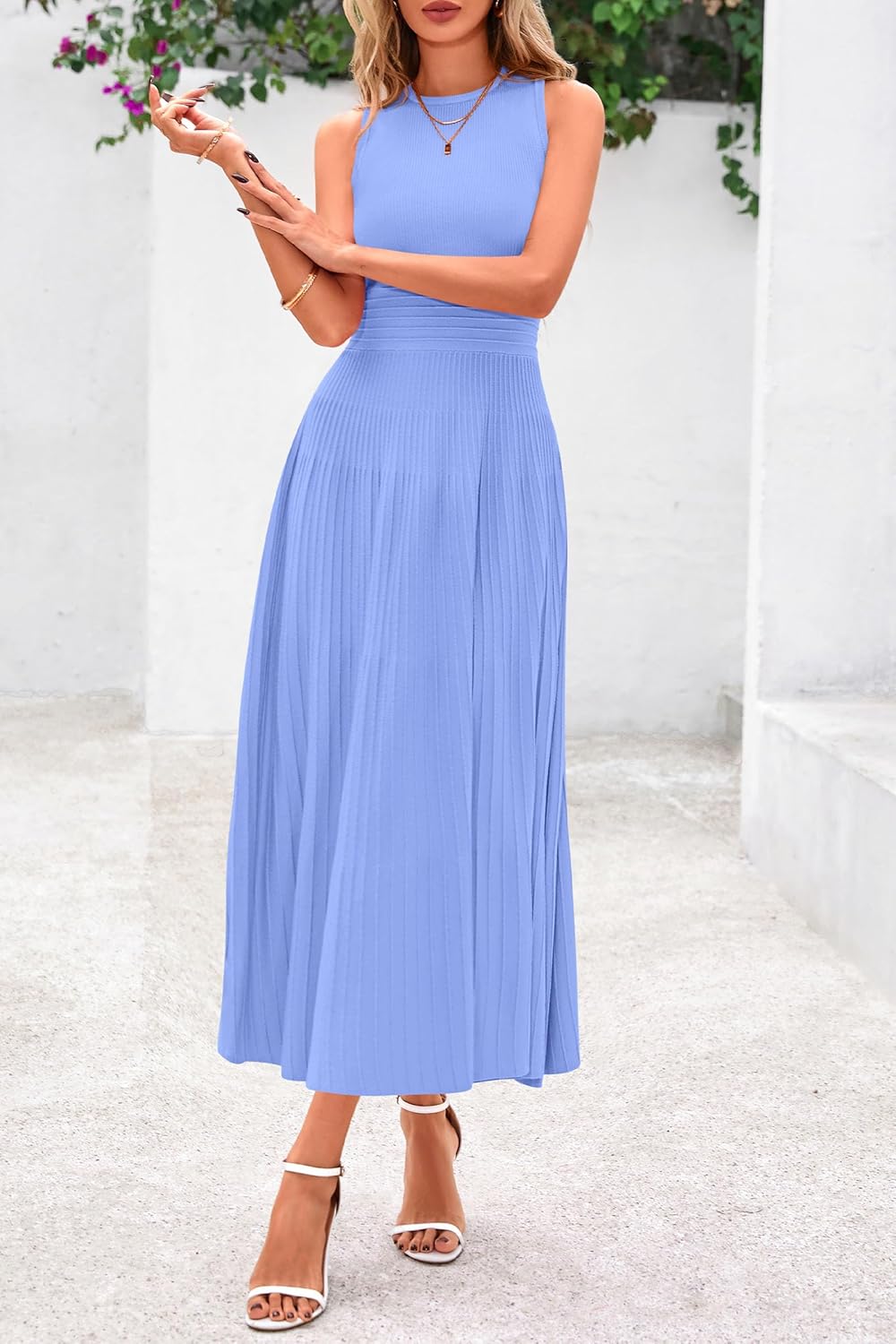 PRETTYGARDEN Women Summer Business Work Midi Dress - Image 3