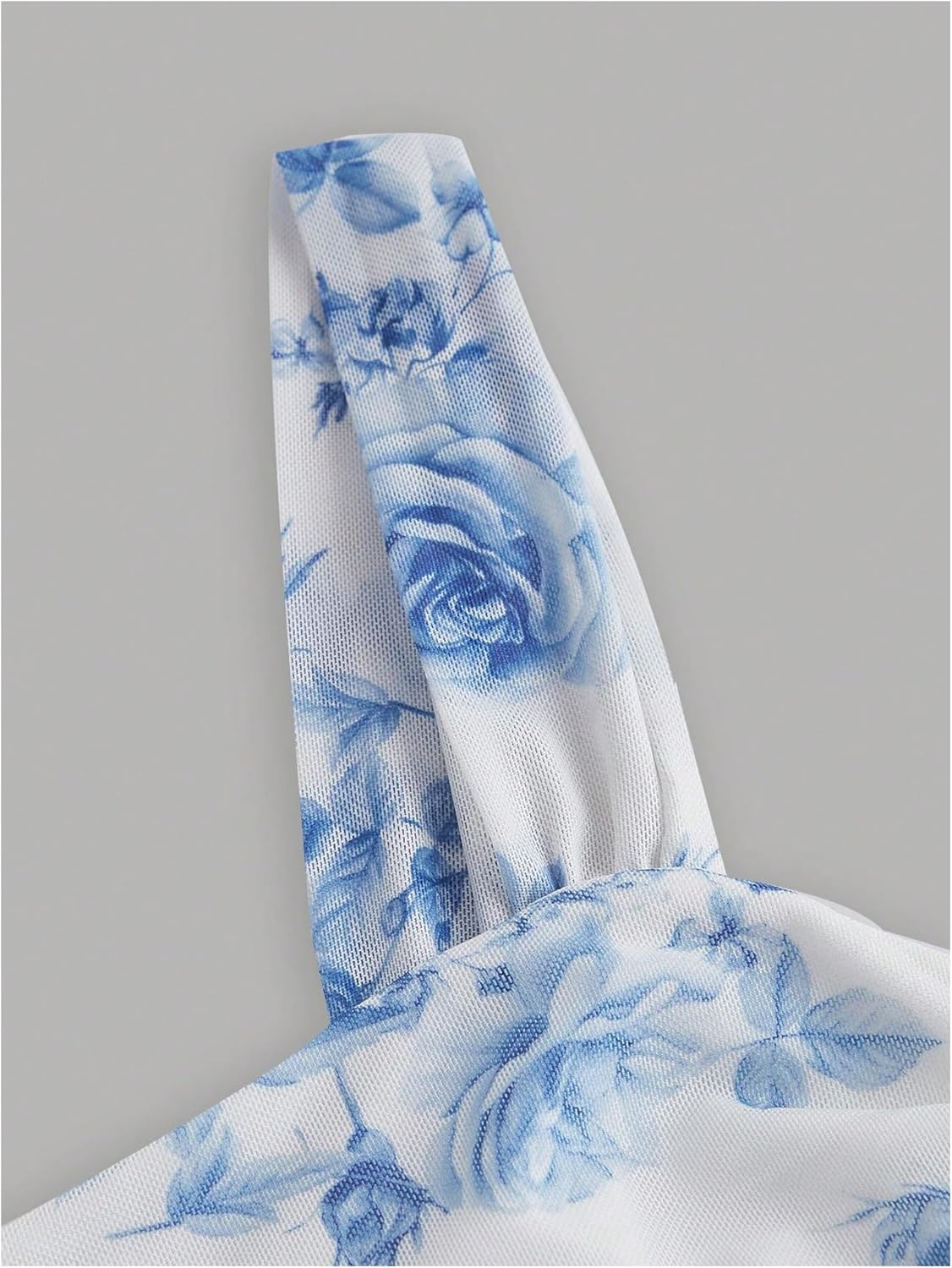 Floral Ruched Midi Summer Wedding Guest Dress - Image 3