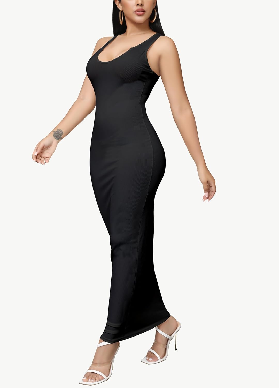 Sexy Bodycon Maxi Sundress Women 2026 SS Casual Party - Image 2
