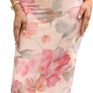 HTZMO Women Elegant Summer Bodycon Maxi Dress Halter Neck Formal Wedding Guest Cocktail Party Long Dresses